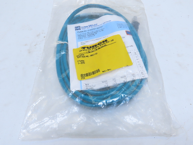 TURCK RJ45 RJ45 442-3M/C1195 U-33757 3712M Cord set