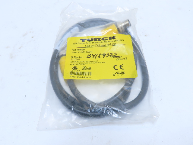 TURCK E-RKS 8T-930-1-WSS 8T U-10765 3622M Cord set