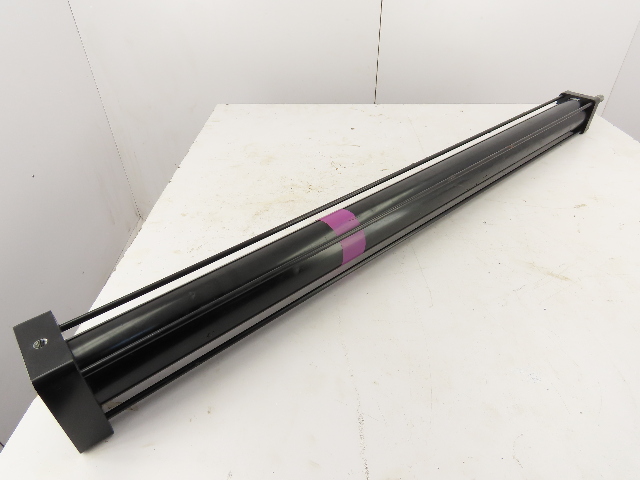 Aluminum Pneumatic Air Tie Rod Cylinder 80mm Bore 1000mm Stroke 32mm Rod