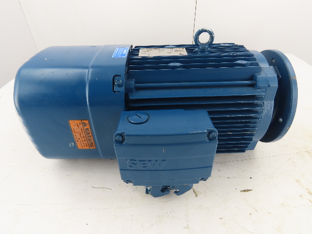 Sew Eurodrive DRE132S4BE5HR/FG/ASB1 5.5HP 1765 RPM 266-460V Brake Motor