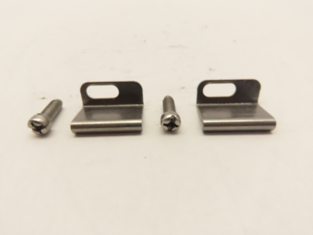 Hoffman AL18 Lid Clamp Kit Enclosure/Junction Box 304SS Clip & Bolt Lot/Set of 2
