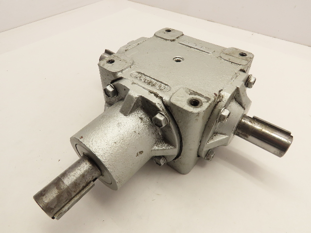 Curtis 214 Right Angle Type D or E Bevel Gearbox 1:1 Ratio 3-1" Dia  Shafts