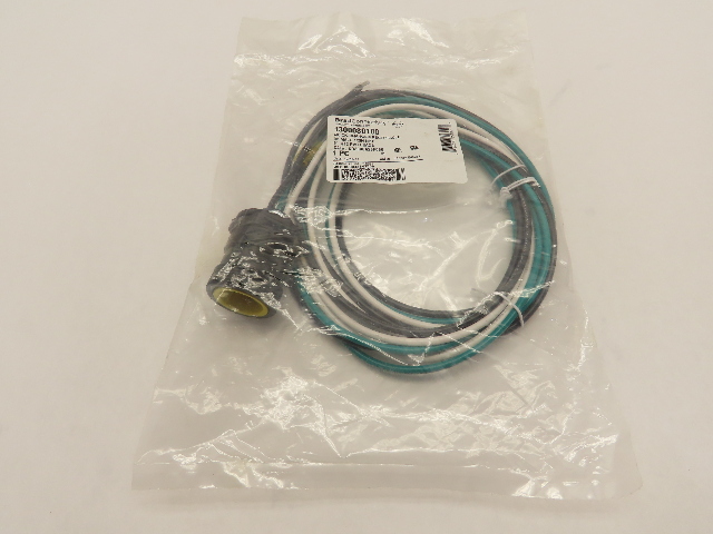 BradConnectivity 1300030100 QuickChange Receptacle 3P 1/2in NPT 8' #12 PVC Lead
