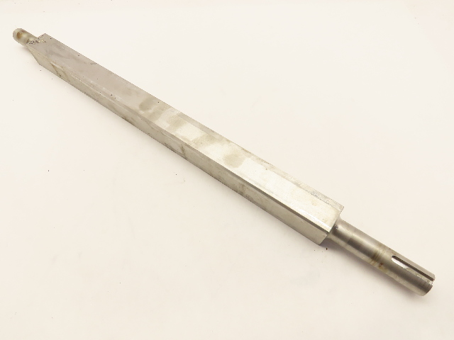 Intralox 1100 Series 1-1/2" 38MM SQ Shaft 28" OAL SS Stainless Steel