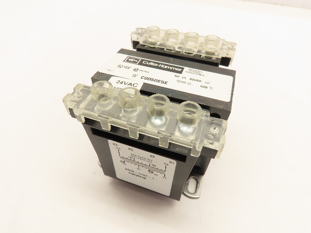Cutler-Hammer C0050E5E Control Transformer 50 VA PRI: 208/230/460V; SEC: 24/115V