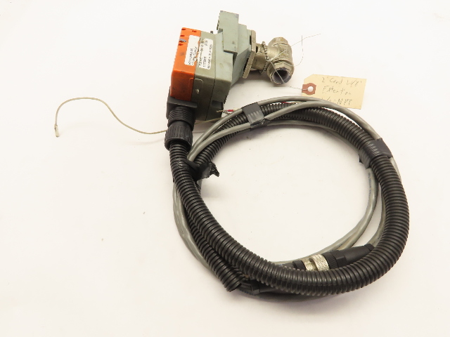 Belimo B215+LRB24-SR Control Valve Actuator 24v  1/2" NPT 2'Cord w/ 8'Extension