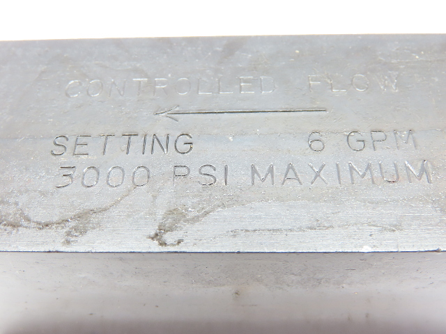 Parker PCK600S-30AE Hydraulic Flow Control Pressure Compensated Valve 3/8" NPT