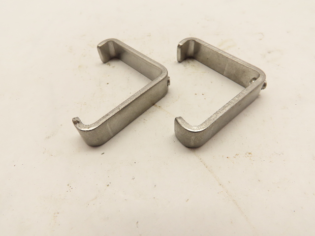 Intralox Lot of 2 SS Retainer Clips for 1-1/2" Square 800 Series Conveyor Shaft