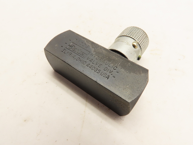 Parker F600S Hydraulic  Inline Flow Control Valve 3/8" NPT