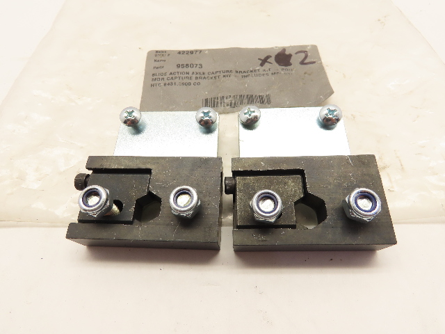 Automotion 958073 7/16" Axle Conveyor Roller Mounting Kit (Lot of 2 Brackets)
