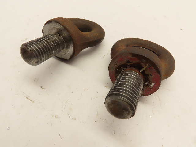 Lot of 2 Load Rated 30mm ID 64mm OD M20x2.5 Drop Forged Collared Eye Bolt