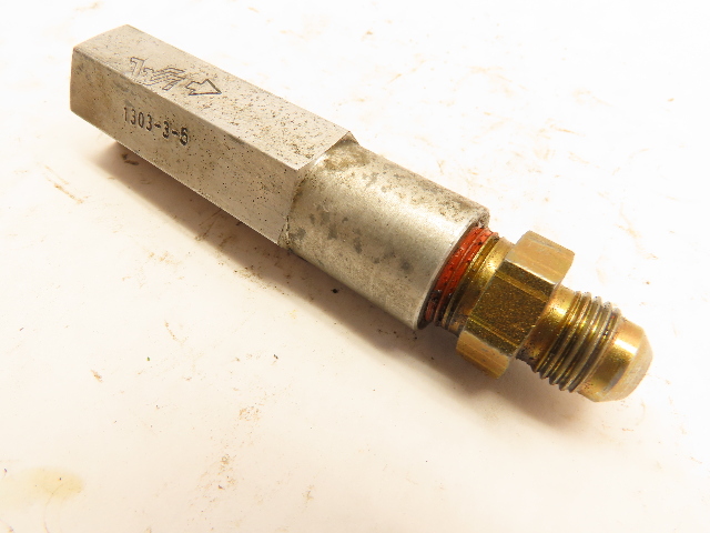 Vonberg 1303-3-5 Hydraulic Inline Flow Valve PRESSURE-COMPENSATED 0.5 TO 8.0 GPM