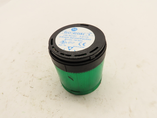 855T-B24DN3 ser B Allen Bradley Stack Light Green