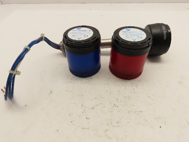 855T-BPM10 Base w/B24DN4 B24DN6 ser B Stack Light Blue Red