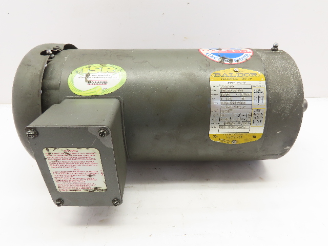 Baldor VM3607 1-1/2 HP 1140RPM 184C Fr 3PH 208-230/460V TEFC Motor