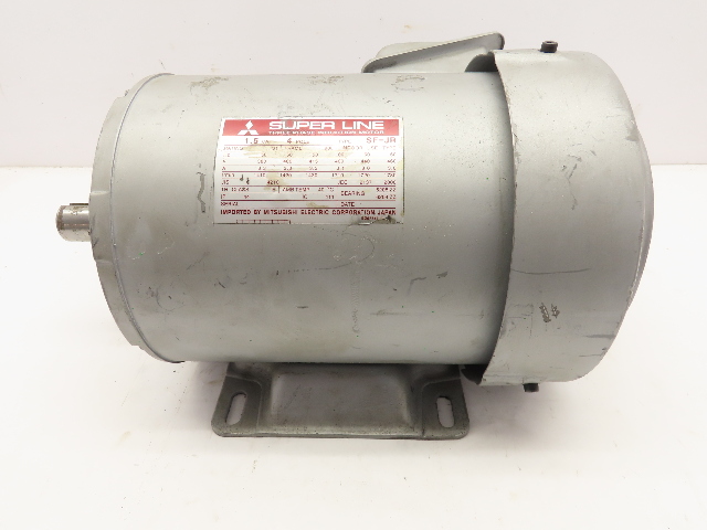 Mitsubishi 1.5KW 1730RPM 90L Frame 3PH 460V 60HZ Type SF-JR TEFC Motor