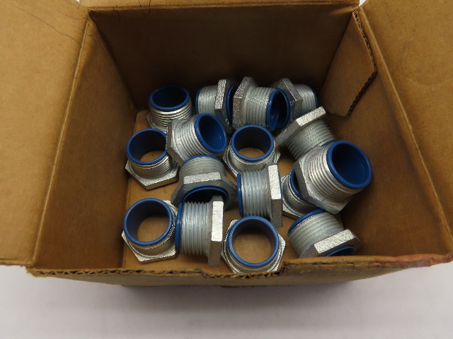 3/4" insulated chase nipple malleable T&B 1943 lot of 16pcs