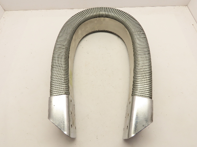 3" x 4.25" Steel Enclosed Flexible Wireway Conduit Tray Cable Hose Carrier 56" L