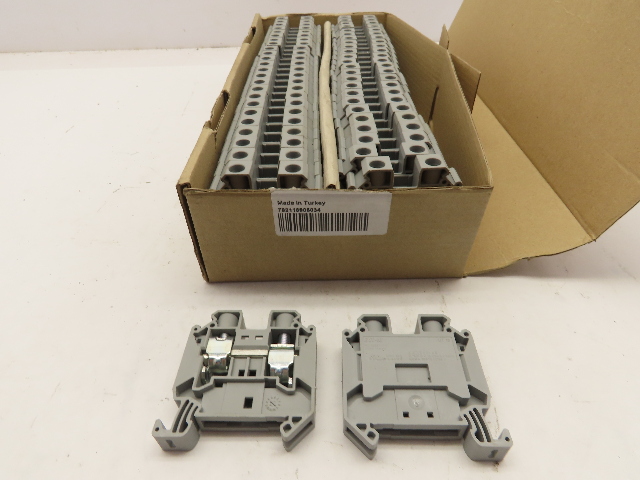 Eaton XBUT16 Box of (50) Terminal Blocks 600v 85a 16-4 Awg 14mm 2.5-3Nm UT16 New