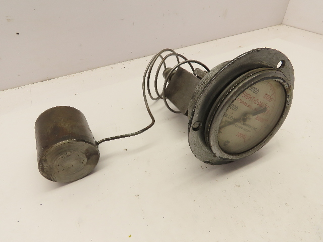 Sight-O-Matic J.M. Lehman Company 0-20000 Pressure Gauge Pounds Roll Pressure