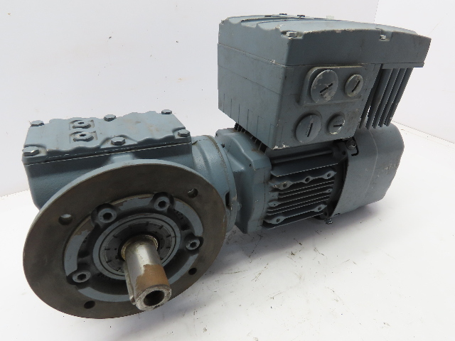 SEW-EURODRIVE 29:1 Gear Motor 1/2 .5Hp 9.7-48RPM Brake Inverter