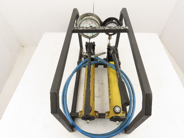 Dresser Rand 000-028-952 Enerpac P391 P2282 Dual Hydraulic Hand Pump 40000Psi