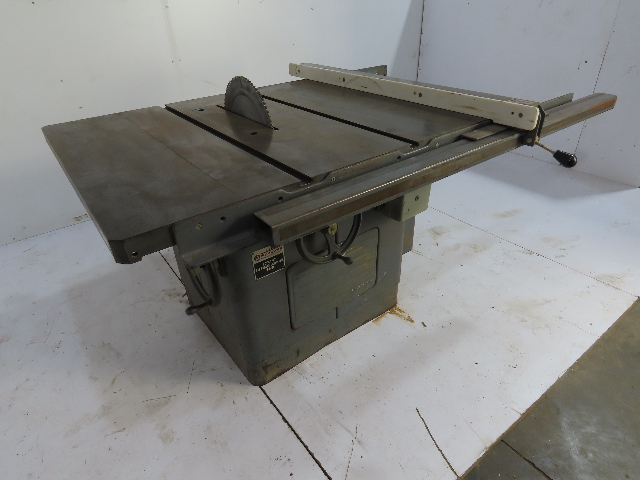Rockwell Delta 12/14" Tilting Arbor Table Saw 7-1/2 7.5Hp Biesemeyer Rip Fence