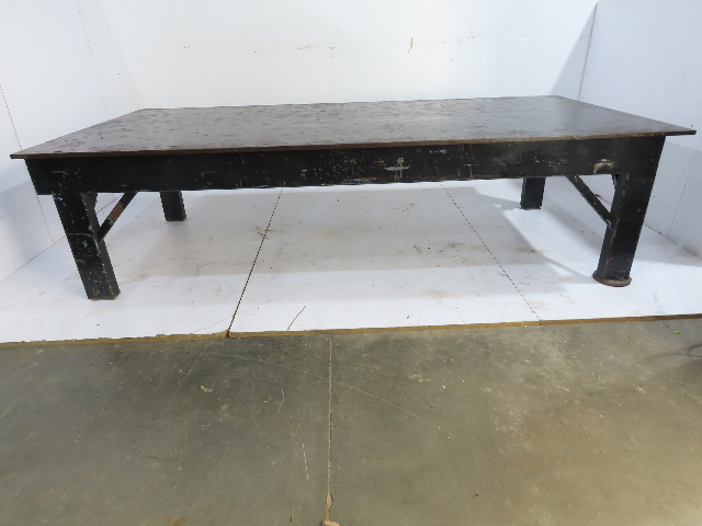 Heavy Duty Steel Welding Layout Work Table Bench 5' x 10'6" x 7/8"Thick