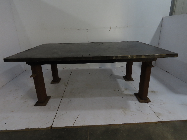 Heavy Duty Steel Welding Layout Work Table Bench 5'x8'x2"Thick
