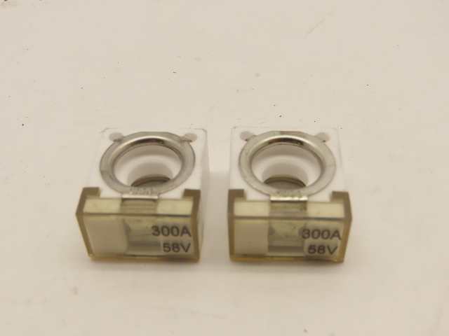 Lot of 2 Cooper Bussmann MRBF-300 300A 58VAC Fuse