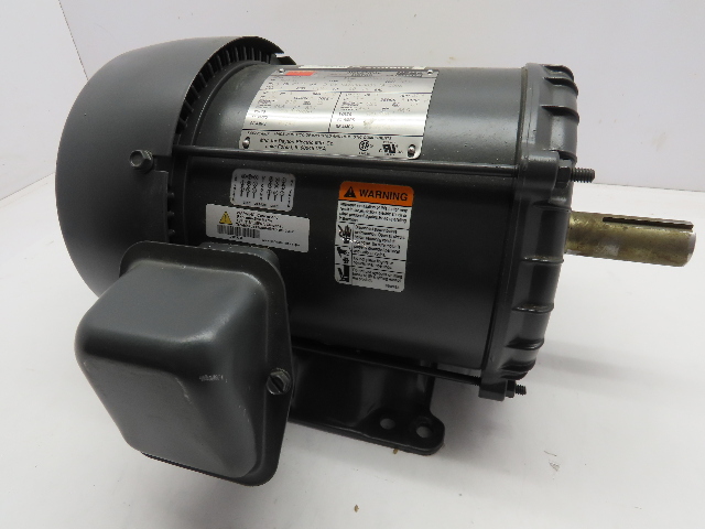 Dayton 2NKY7B 3 HP 208-230/460V 3540RPM 3PH 182T Frame TEFC Motor Inverter Duty