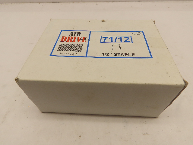 C 7C  71 Series 1/2" 3/8 Crown 71/12 Fine Wire Upholstery Staples 20000/box