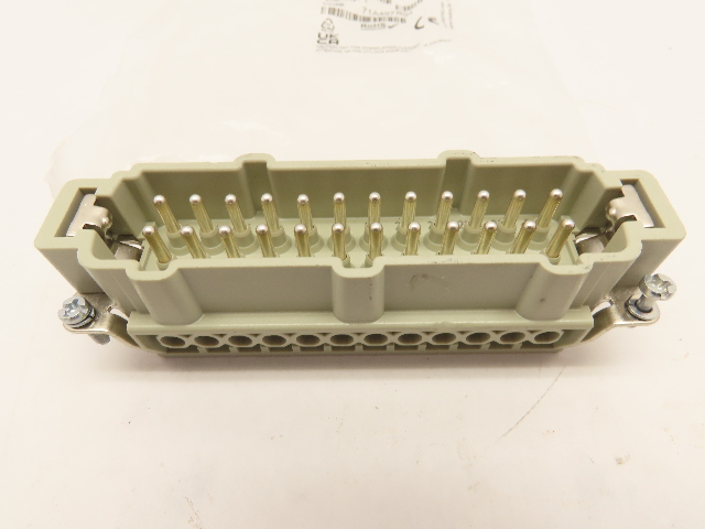 Harting Han 24 E STI-S Heavy Duty Power Connector Block Male 24Pin