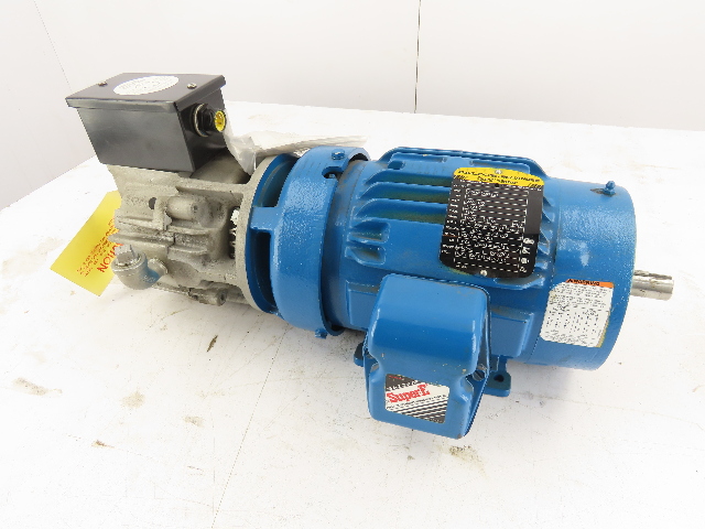 Baldor 1HP 1155RPM 145TCZ Fr 3PH Motor Force Control MSB2 Magnashear Fluid Brake