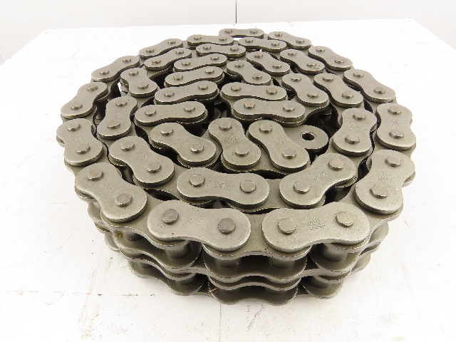 Peer 160-2 Cottered Double Strand Roller Chain 2" Pitch 10' Long