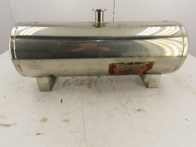 8"Dia x 23" Long Non-Magnetic Polished SS Stainless Steel Tank 5 Gallon
