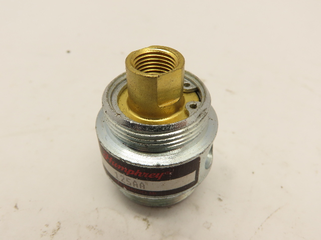 Humphrey 125AA Diaphragm Poppet Air Piloted Valve 1/8" Npt