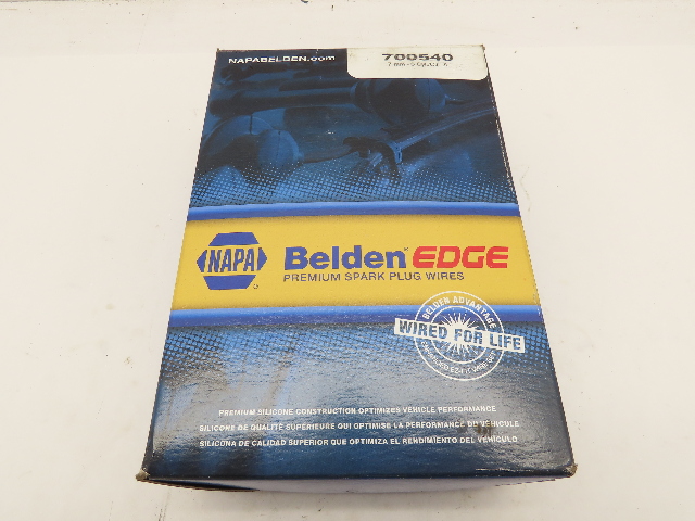 Napa Belden Edge 700540 Ignition Premium Spark Plug Wire Set 7mm 6cyl