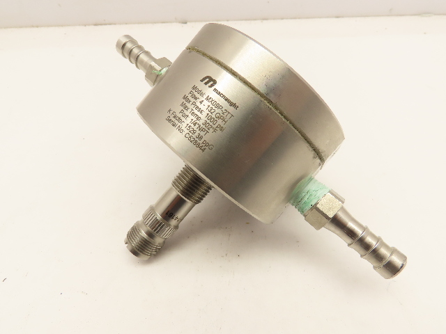 Macnaught MX09P-2TT Intrinsically Safe 1/4" NPT Flow Meter 4-32GPH 1000psi Max