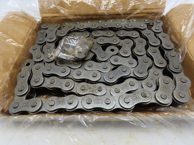 Tsubaki RS 100 100RB  Riveted Roller Chain w/  Connector Link 10Ft