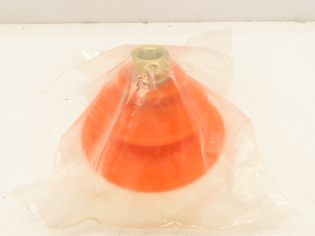 Piab BFF110P.5R.N49MR 4-5/8"Round Bellows Polyurethane Suction/Vacuum Cup3/8"NPT