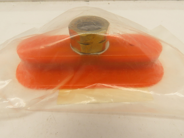 Piab 0121865 OCF40X110P.5R.N48W Oval Suction/Vacuum Cup 3/8NPT Orange