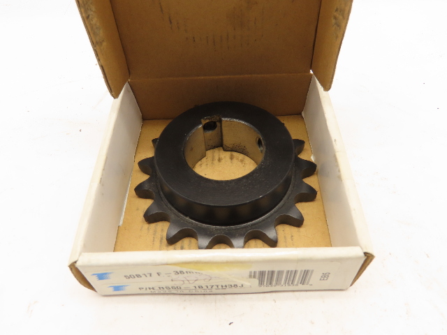 Tsubaki 50B17 F-38mm 17 Tooth Sprocket 38mm Fixed Bore