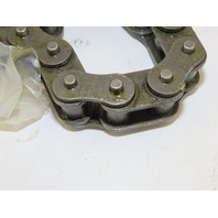 Rexnord 63-BC 0.75" Pitch Carbon Steel Side-flexing 63S Base TableTop Chain 10FT