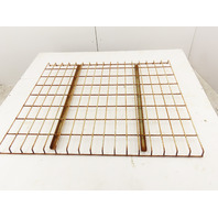 Lyon bulk storage heavy duty waterfall wire decking  36"wide x 30"deep