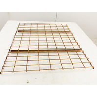 Lyon bulk storage heavy duty waterfall wire decking  36"wide x 30"deep