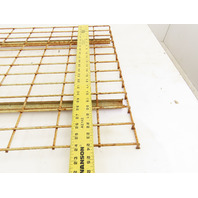 Lyon bulk storage heavy duty waterfall wire decking  24"wide x 30"deep