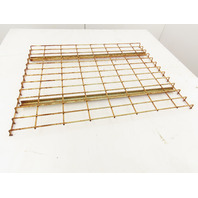 Lyon bulk storage heavy duty waterfall wire decking  24"wide x 30"deep