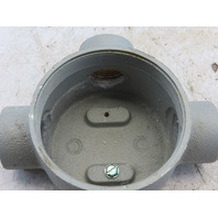 Appleton GR-EFHC Conduit Outlet Box Explosion Proof Type T  1"NPT Hubs Aluminum