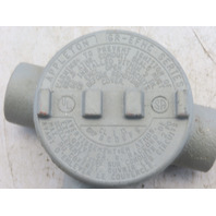 Appleton GR-EFHC Conduit Outlet Box Explosion Proof Type T  1"NPT Hubs Aluminum
